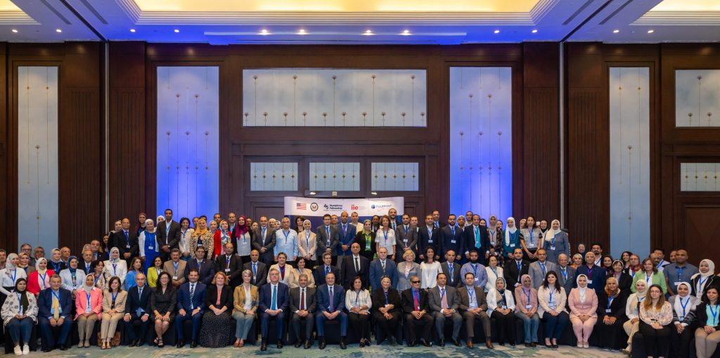 Over 50 Alumni gathered for the Binational Fulbright Commission in Egypt.