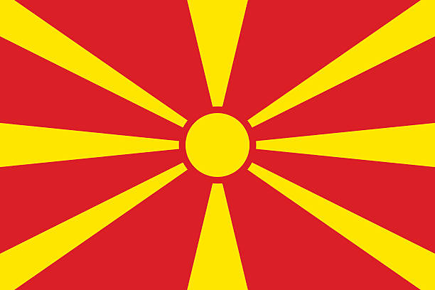North Macedonia flag